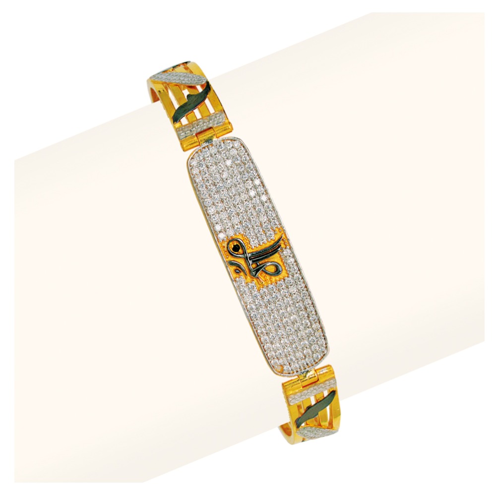 22KT Gold Classic Gents Bracelet RJA-014