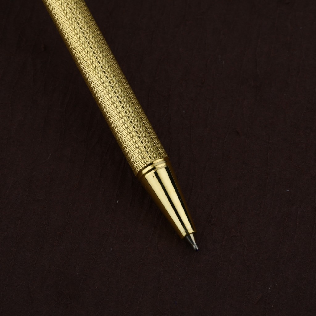 Mens 18K Plain Gold Ball Pen-BP02