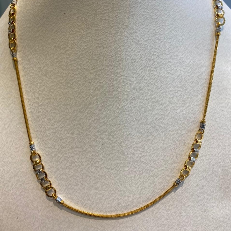 22Kt Gold Delicate Cocktail Chain