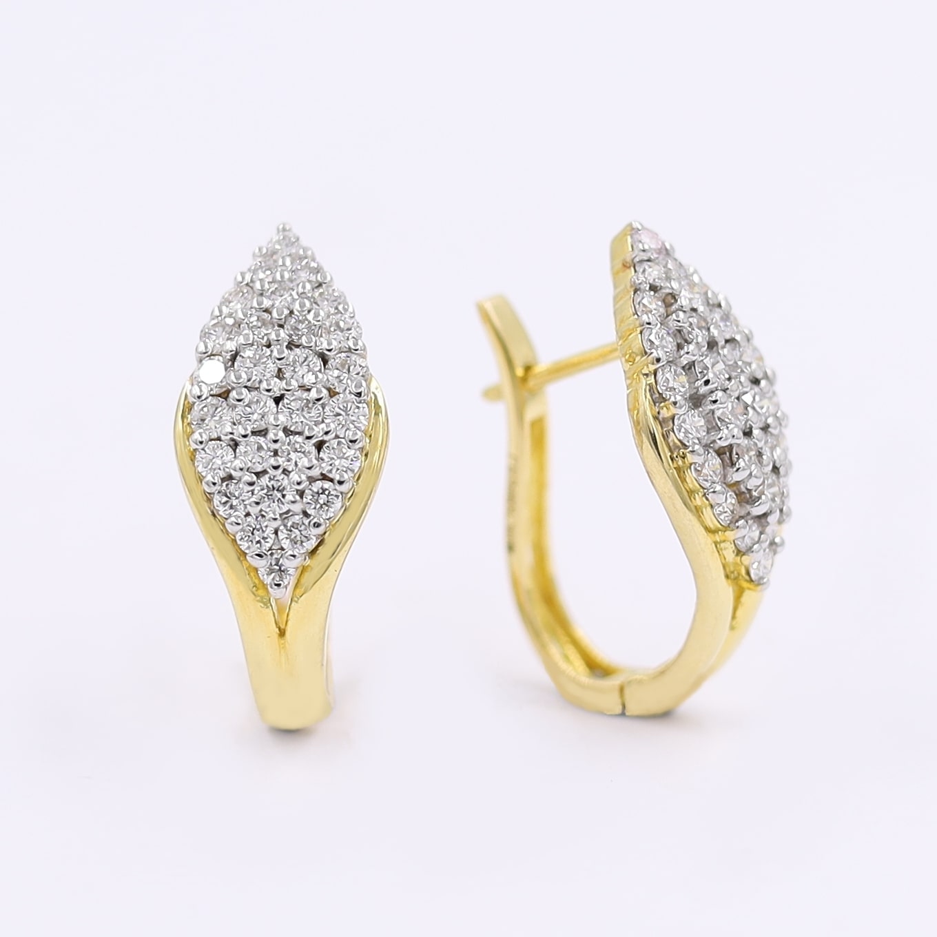 Dazzling Eternity Diamond Bali (hoop) Earrings