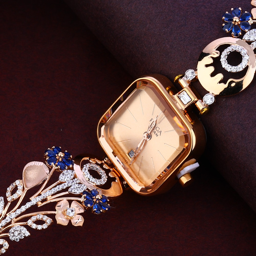 Pack Of 2 Elegant Ladies Watch With Zircon Bracelet (ZV:12116) - Zeverat.pk-anthinhphatland.vn