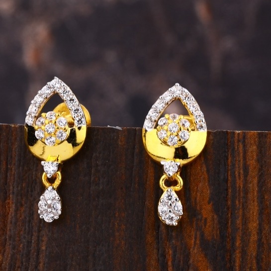 22 carat gold ladies earrings RH-LE505