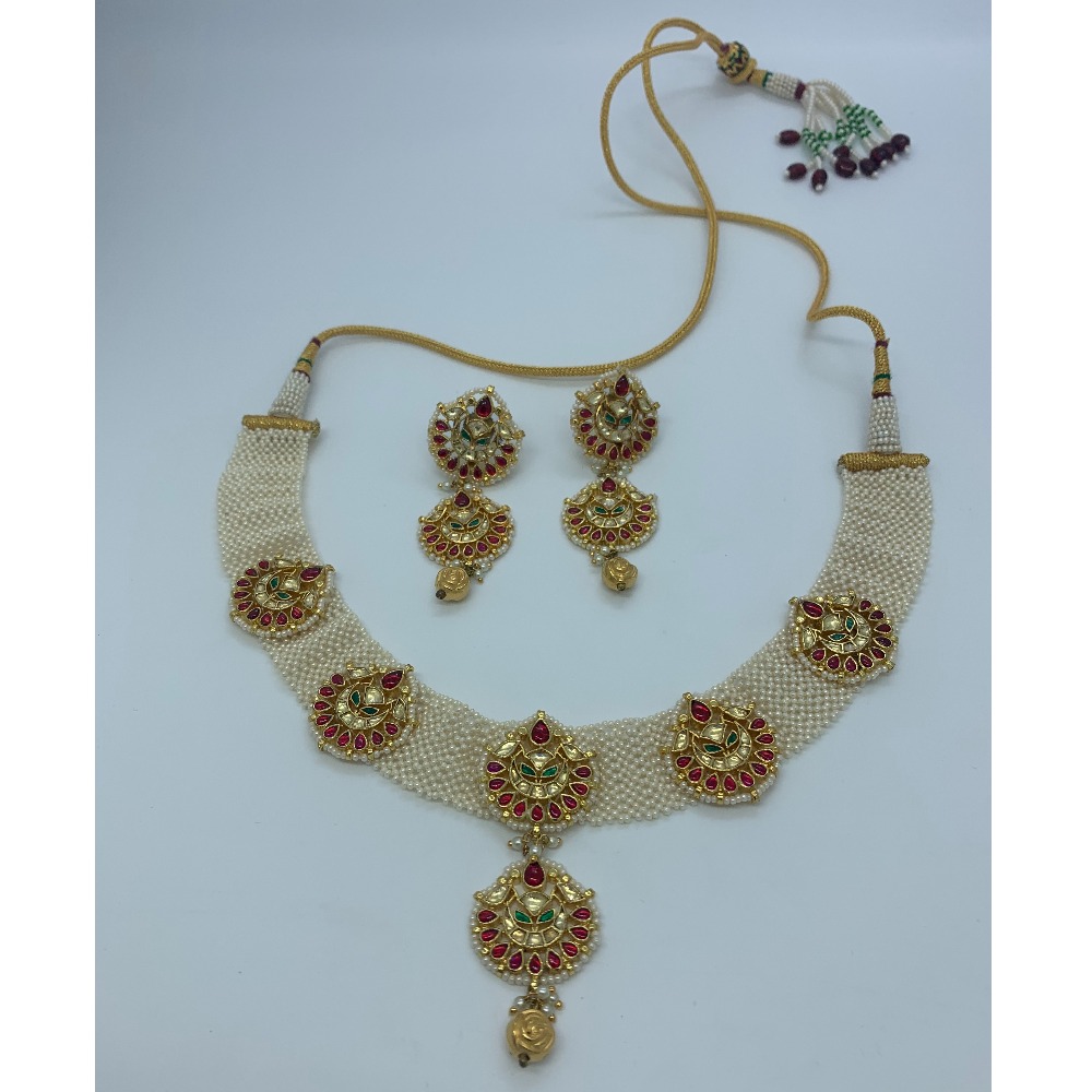 Designer Kundan Bridal Necklace Set