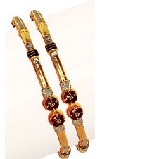 22K/916 Gold Antique Single pipe Kadli