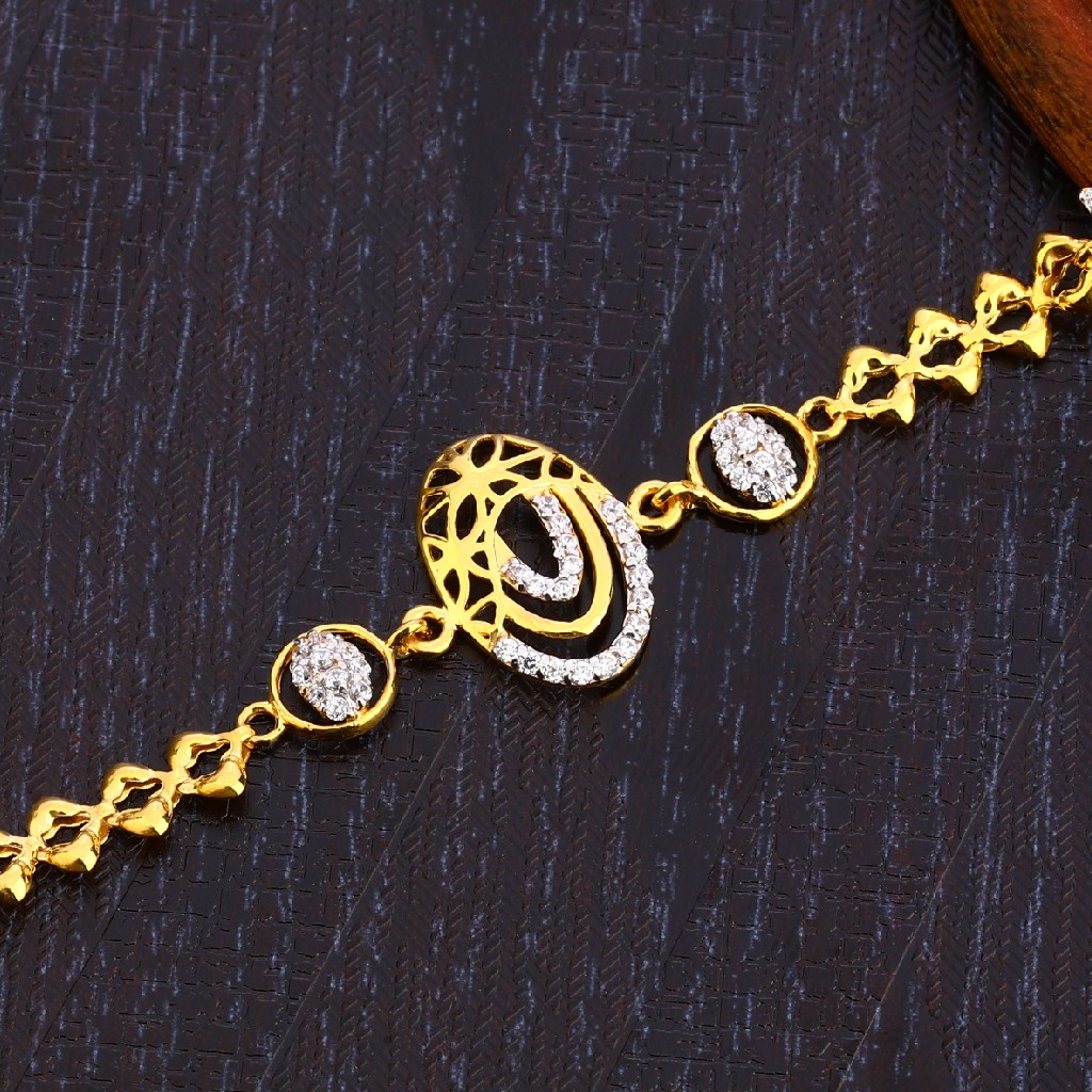 22CT Gold Designer Ladies Bracelet LB305