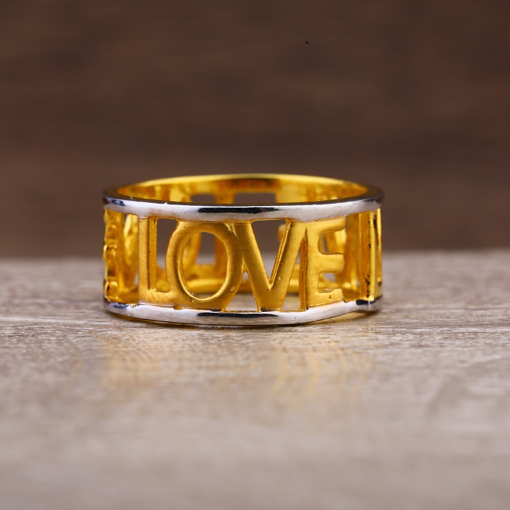 22Kt Gold Women's Fancy Plain Ring LPR249