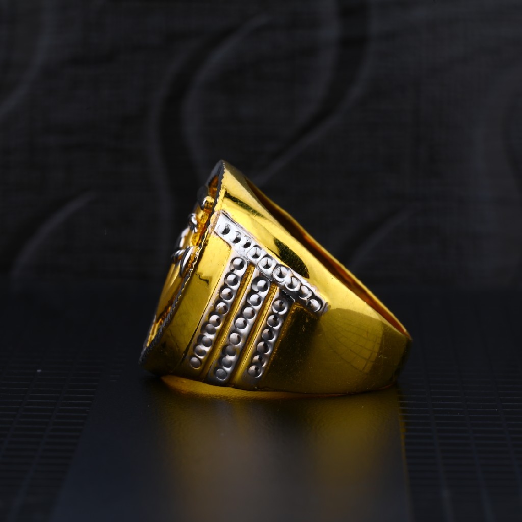 Buy quality Mens 22ct Designer Plain Gold Ring-MPR06 in Ahmedabad