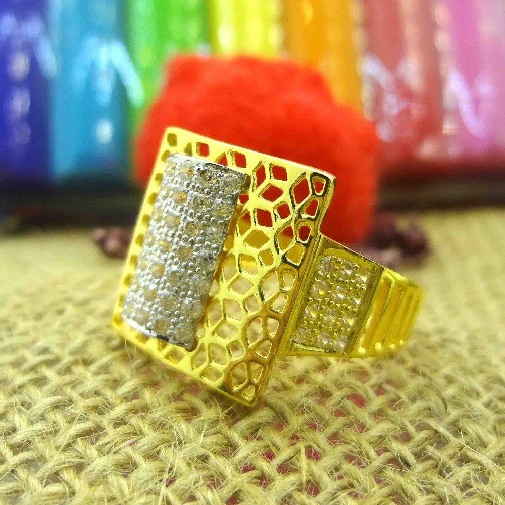 Cheap Luxury Square Diamonds Silver Silk Misty Titanium Steel Ring for Men  Women Wedding Proposal Jewellery Gold Elegant Couple Finger Rings | Joom