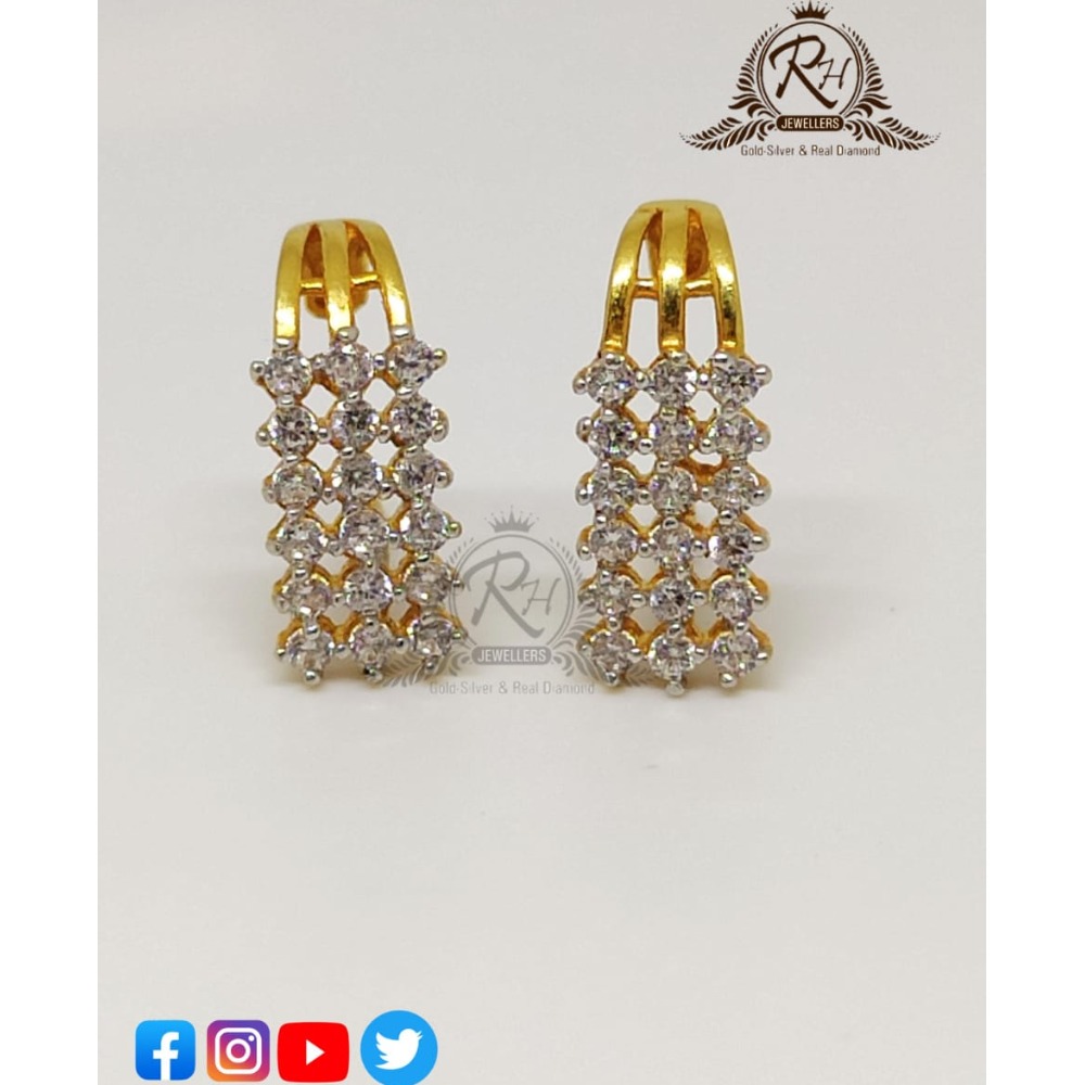 22 carat gold daimond butti RH-ER74