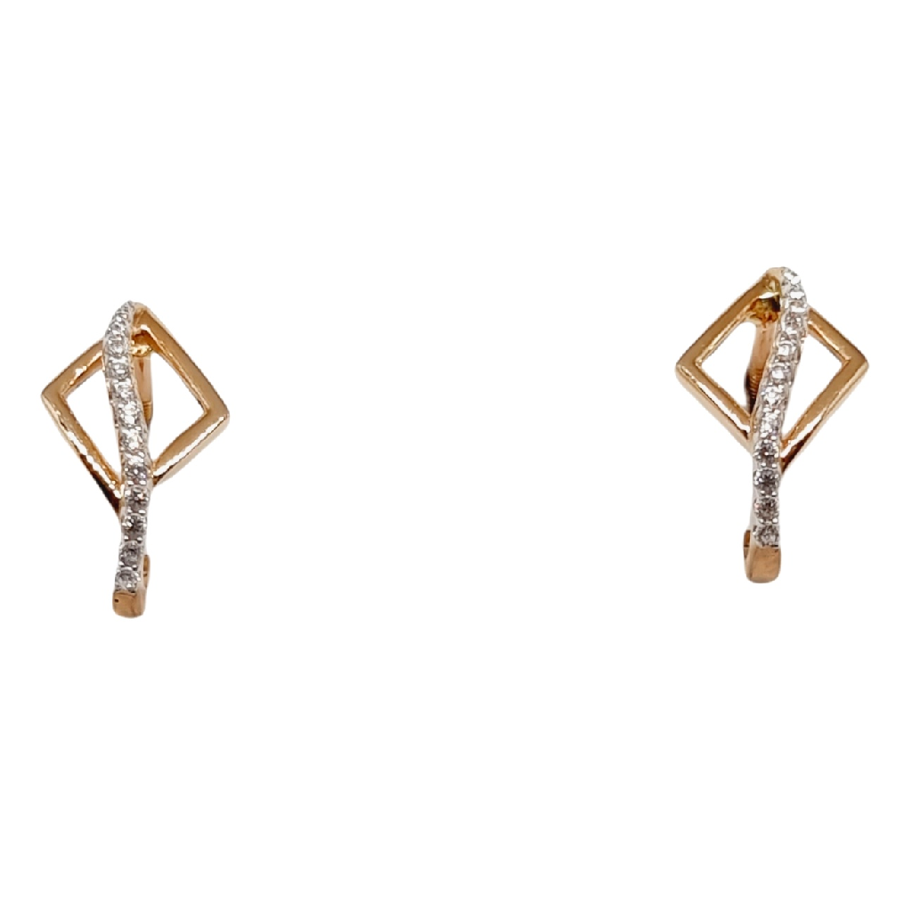 18K Rose Gold Designer Earrings MGA - BTG0541