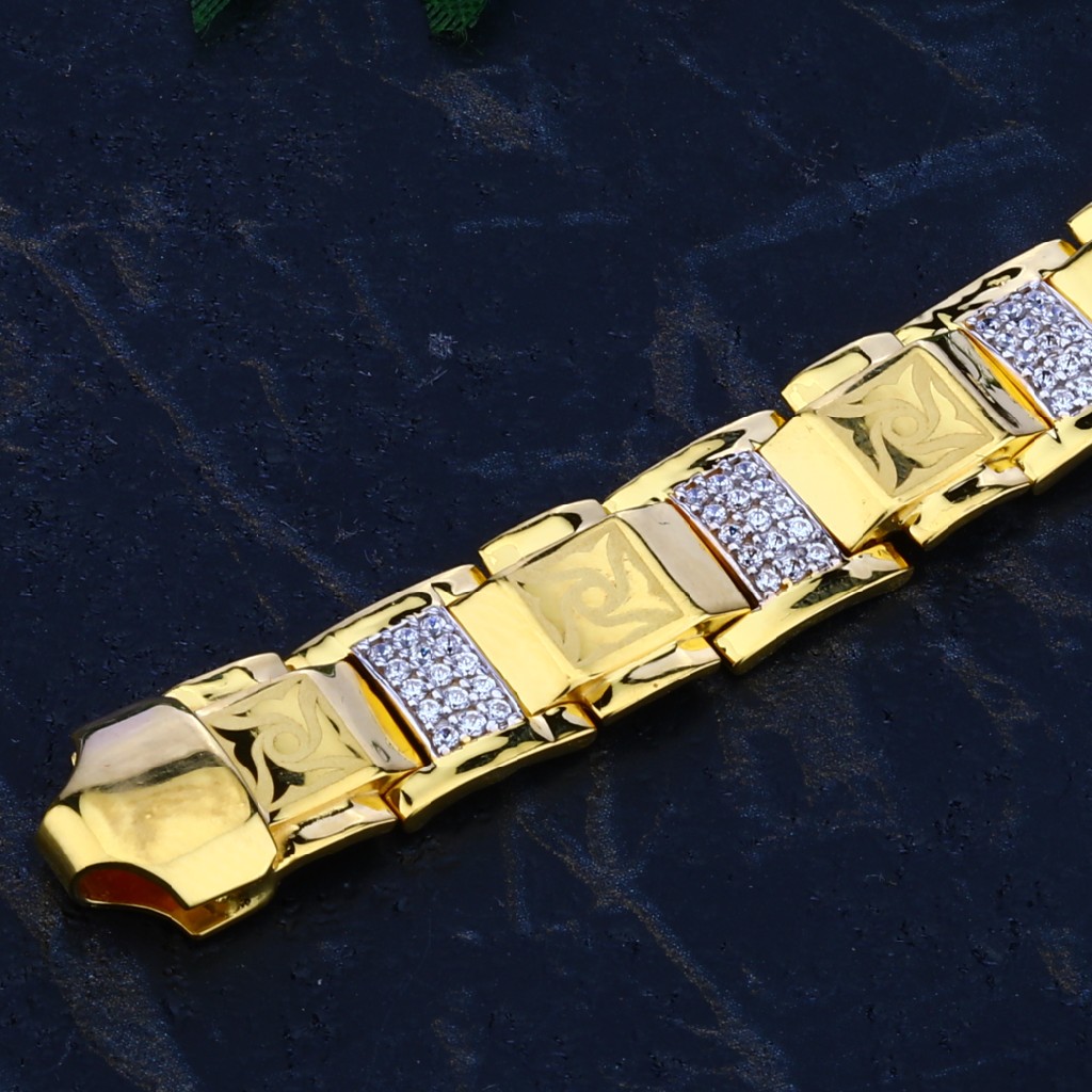 Mens Gold Bracelet-MCB43