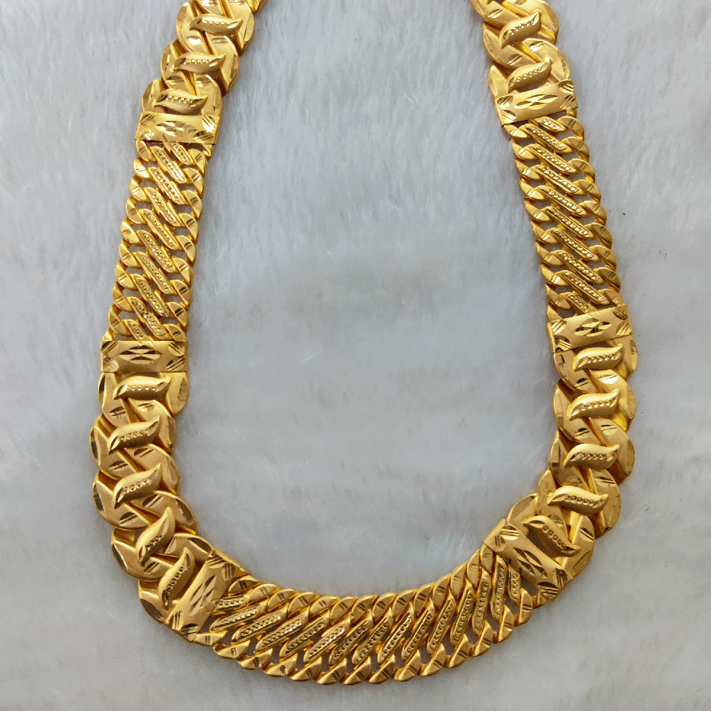 916 Gold Fancy Gent's Singapuri Chain