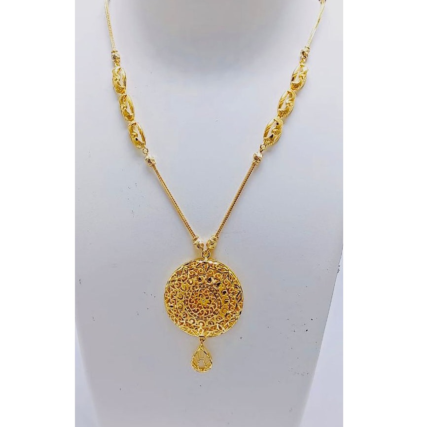 22 kt gold god om pendant