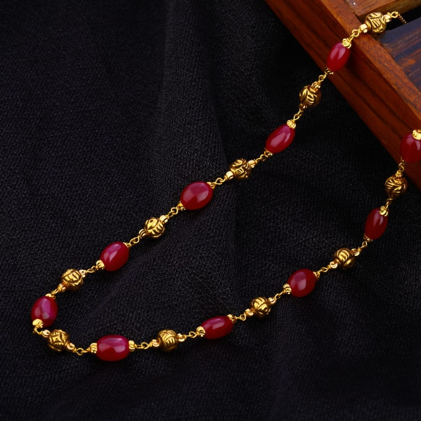 916 Gold Ladies Stylish Moti Mala AC188