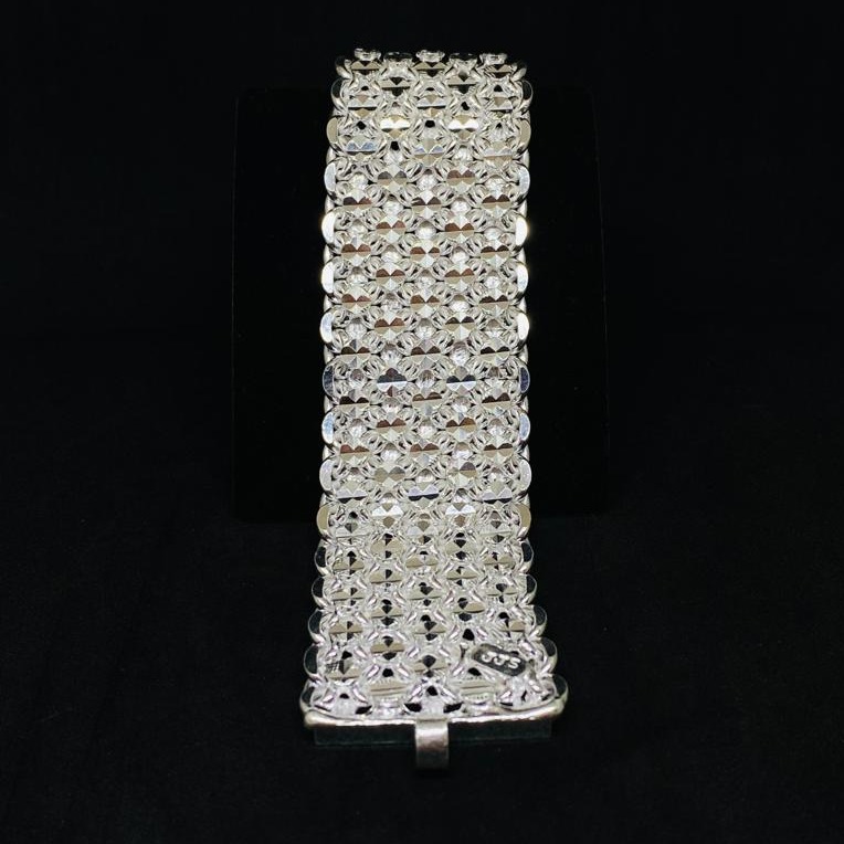 1 Gram Gold Forming Jaguar with Diamond Attractive Design Bracelet Kad –  Soni Fashion®