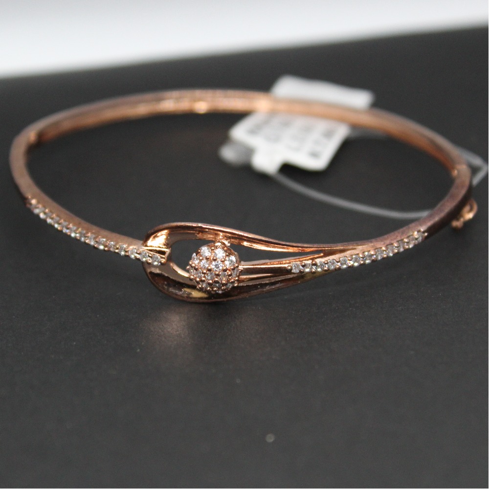 Buy quality 18k Exclusive Ladies Rose Gold Kada in Ahmedabad