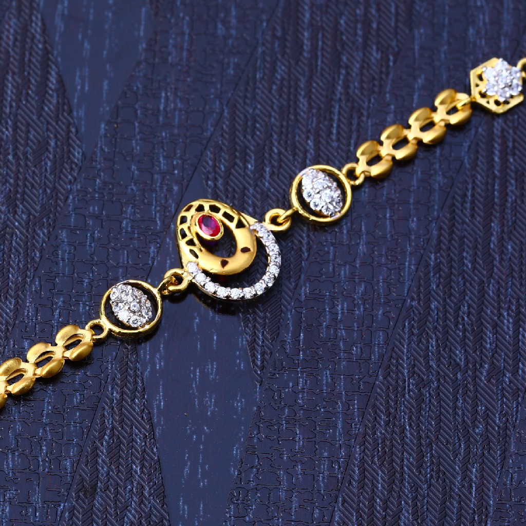 22ct Gold Designer Hallmark Bracelet LB222