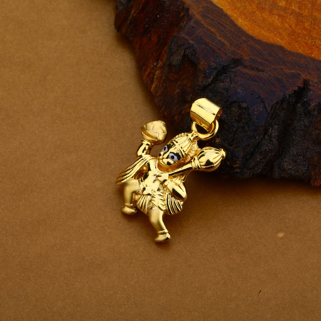 18ct Gold Pendant For Men HLP119