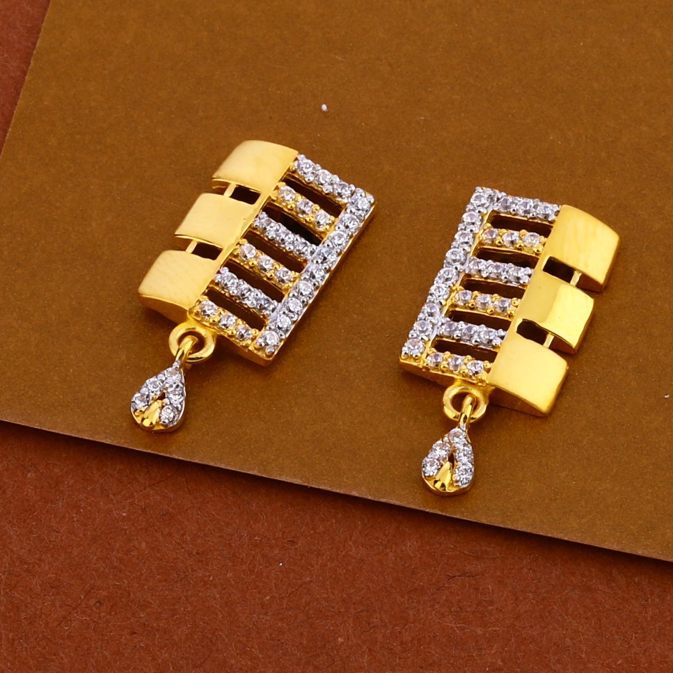 22kt cz designer hallmark pendant set mp284