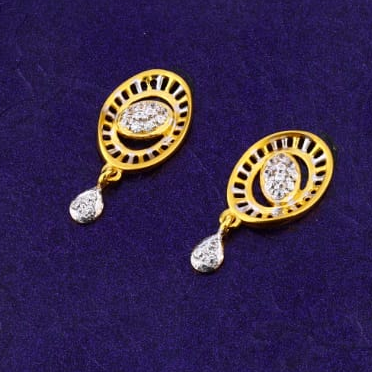 916 Gold Ladies Exclusive Fancy Pendant Set FPS364
