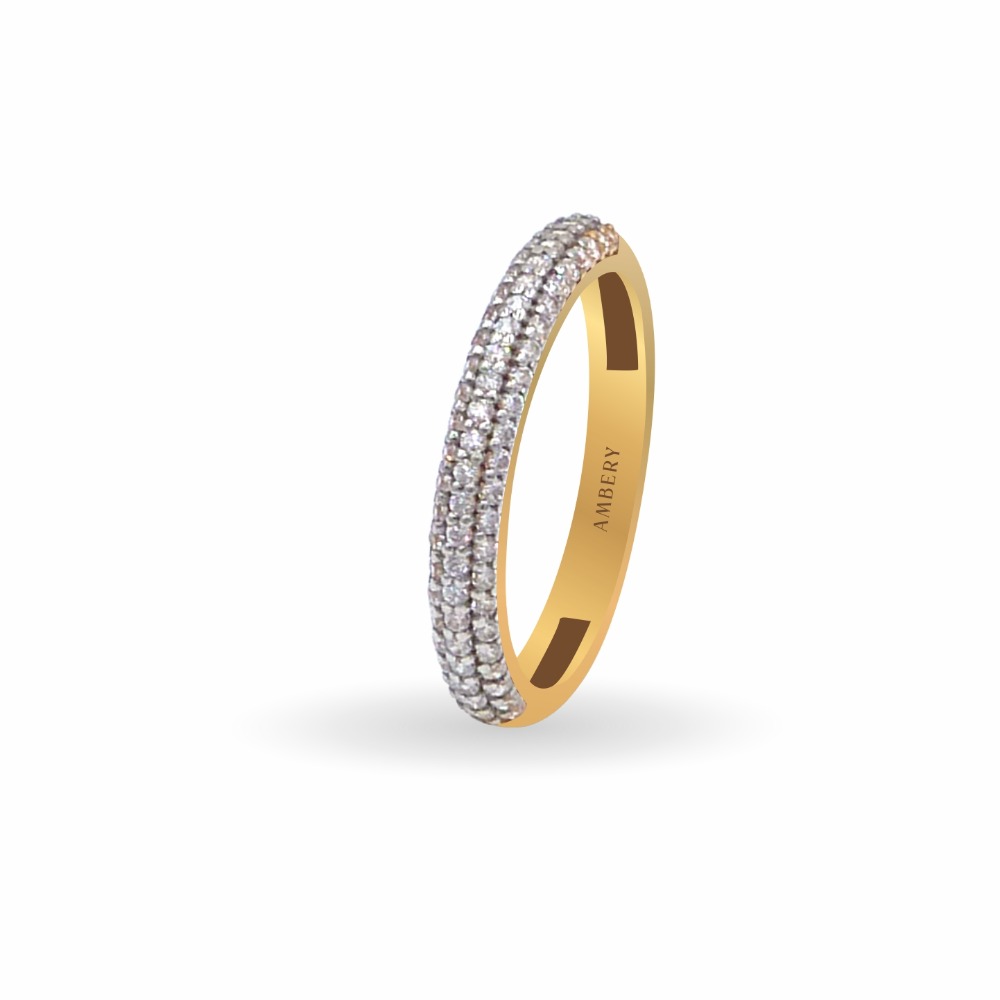 Bands Style 22k Gold Lady Ring
