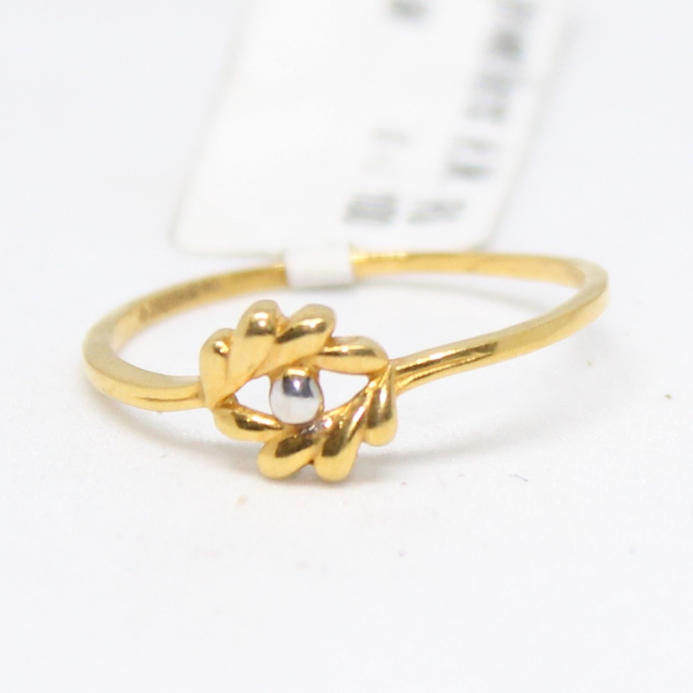 ring 916 hallmark gold rodium 6787