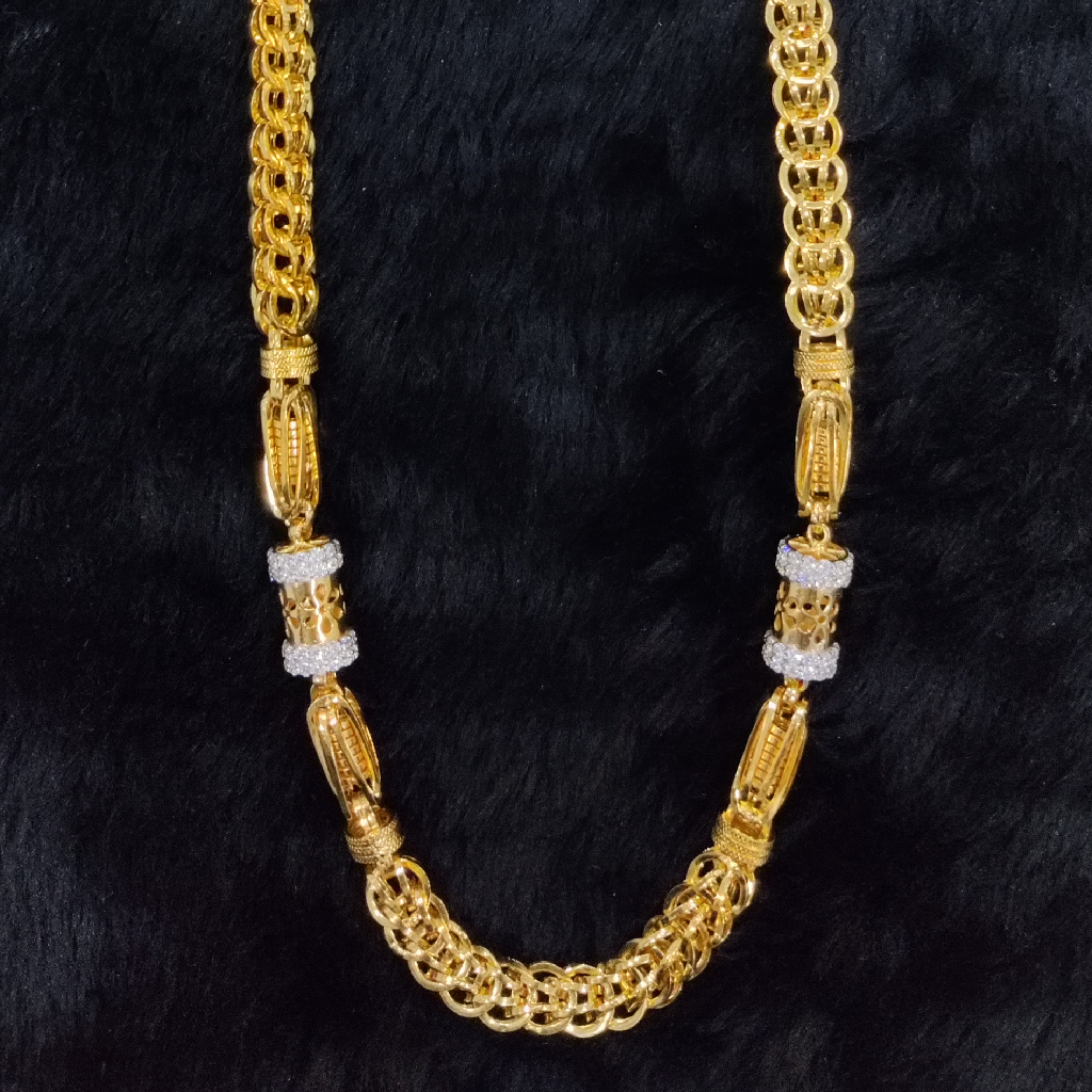 916 Gold Fancy Indo Hollow Chain