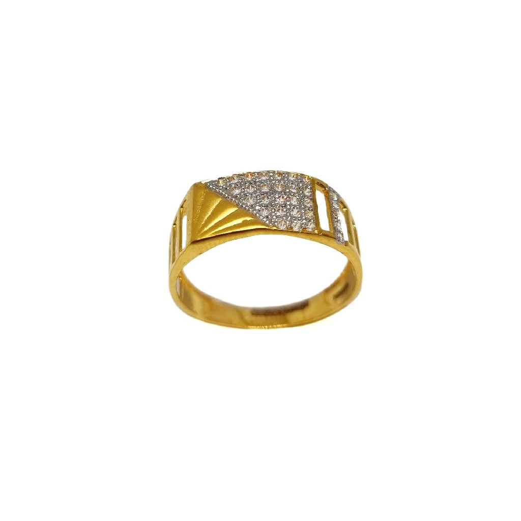 22K Gold CZ Diamond Ring MGA - GRG0253