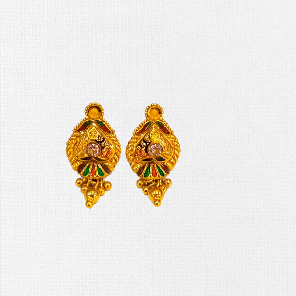 Gold 916 Earrings