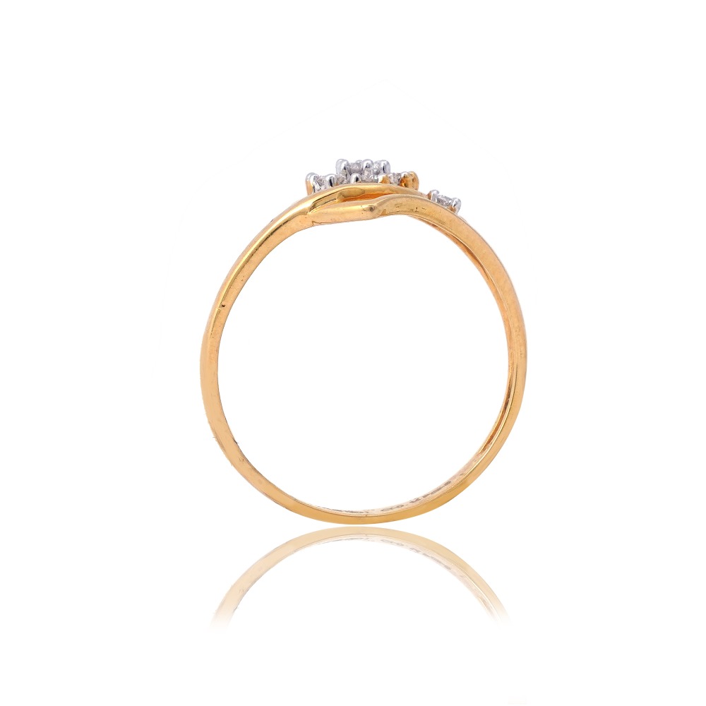 22K Gold Diamond Ring For Women