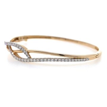 18k Rose Gold Classic Diamond Bracelet