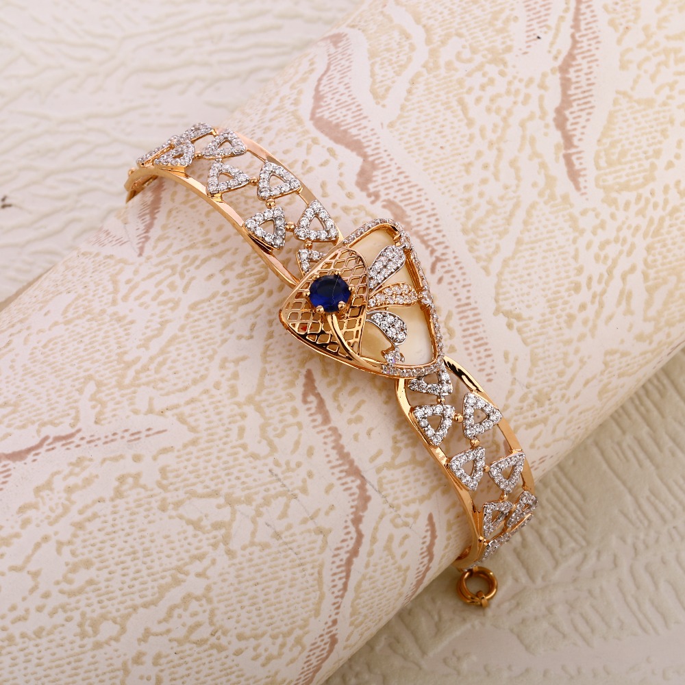 750 Rose Gold  Gorgeous CZ Bracelet RLKB169
