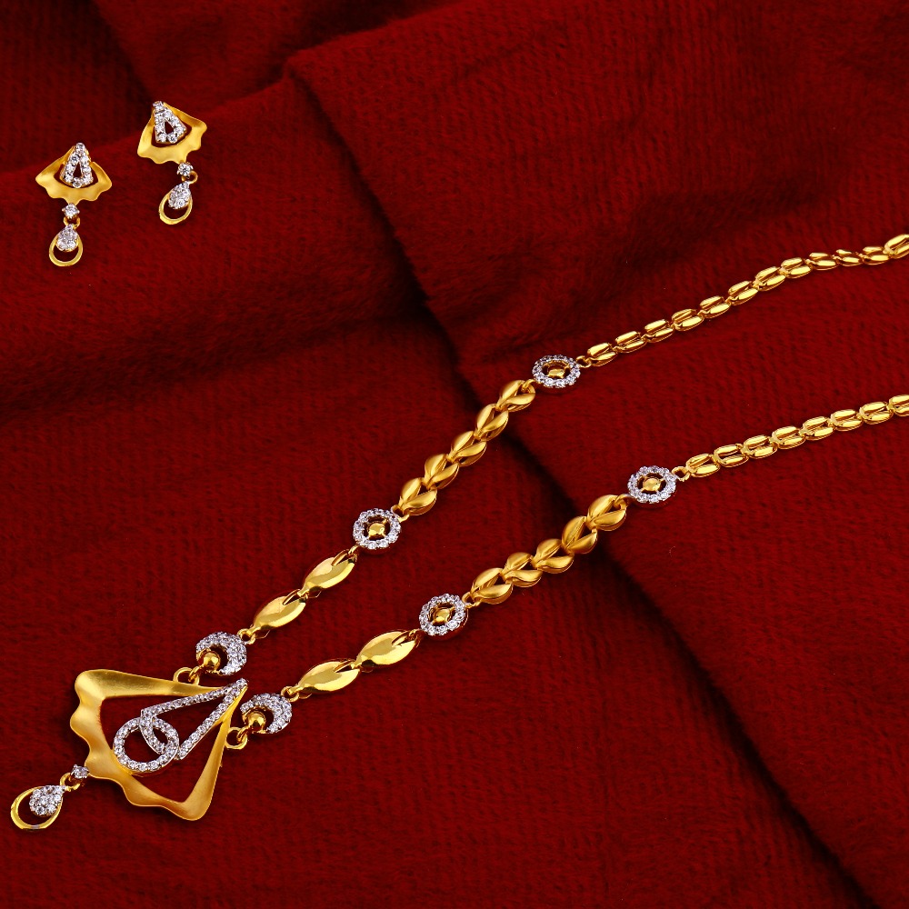 Buy quality 22ct Gold Designer Chain Necklace CN76 in Ahmedabad