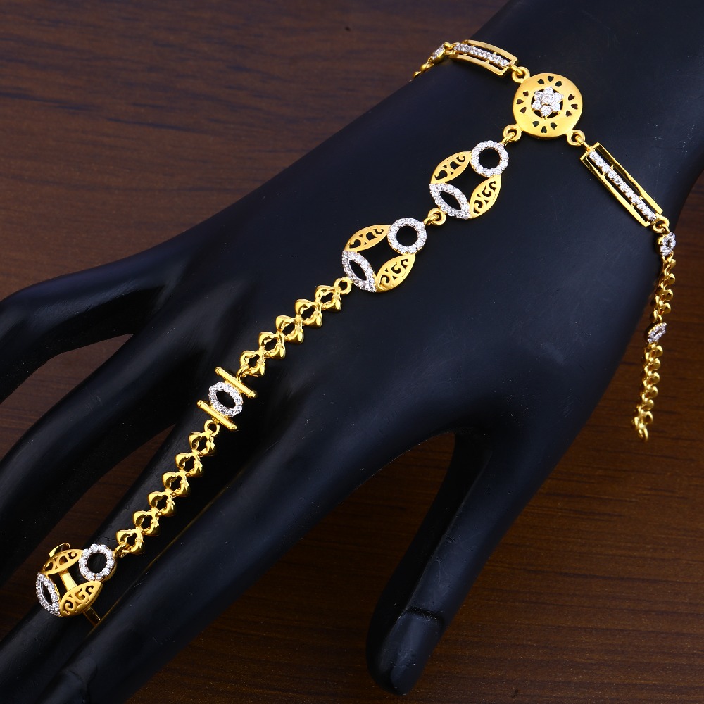 Together' Interlocking Circles Bracelet Gold - Lulu + Belle Jewellery
