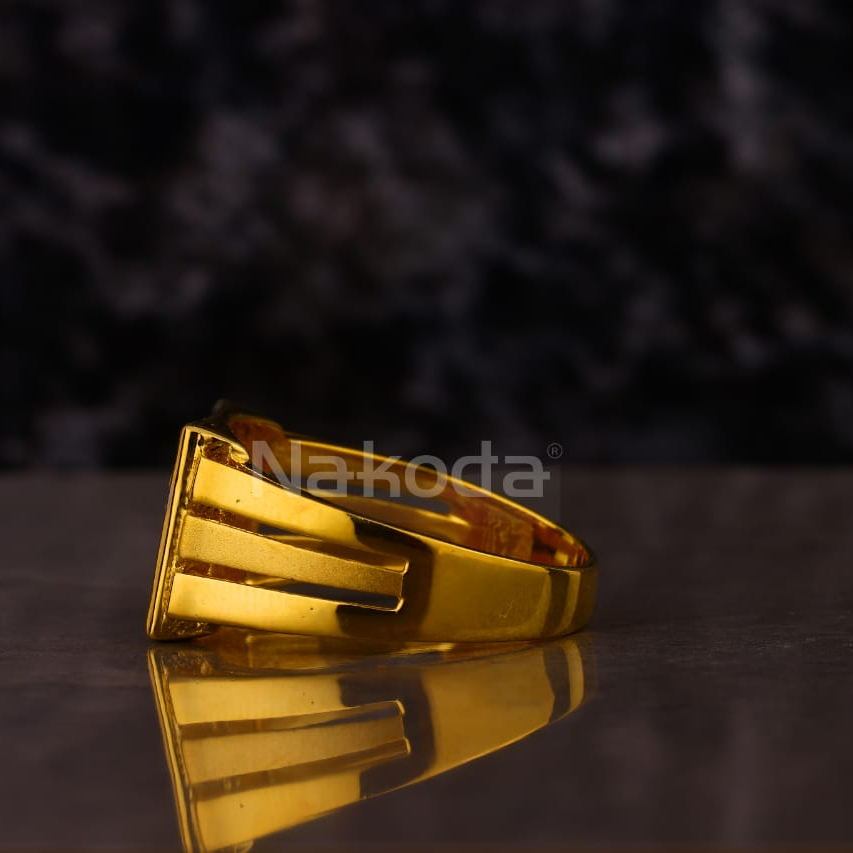 916 Gold CZ Hallmark Fancy Men's Ring MR865