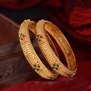 916 gold trending handmade bangle