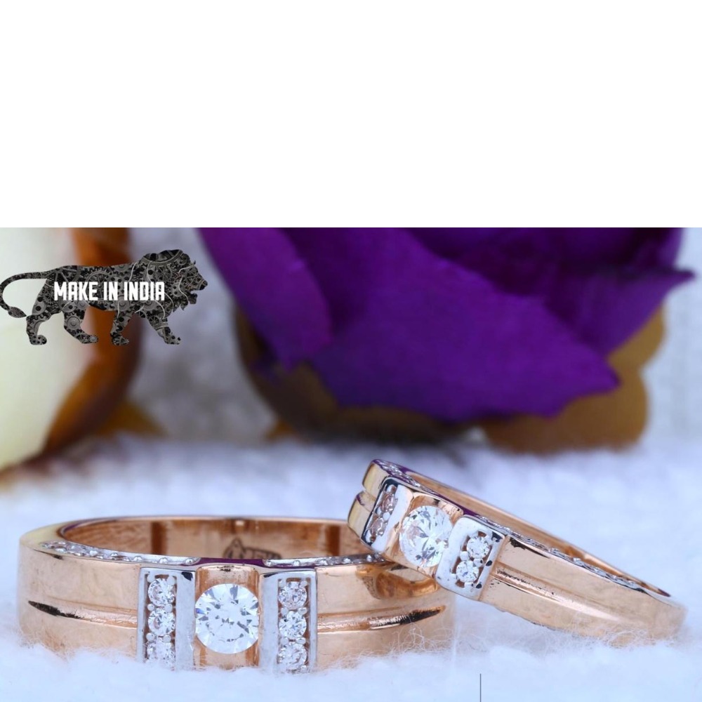 18kt Rose Gold Couple Ring RH-cPR 006