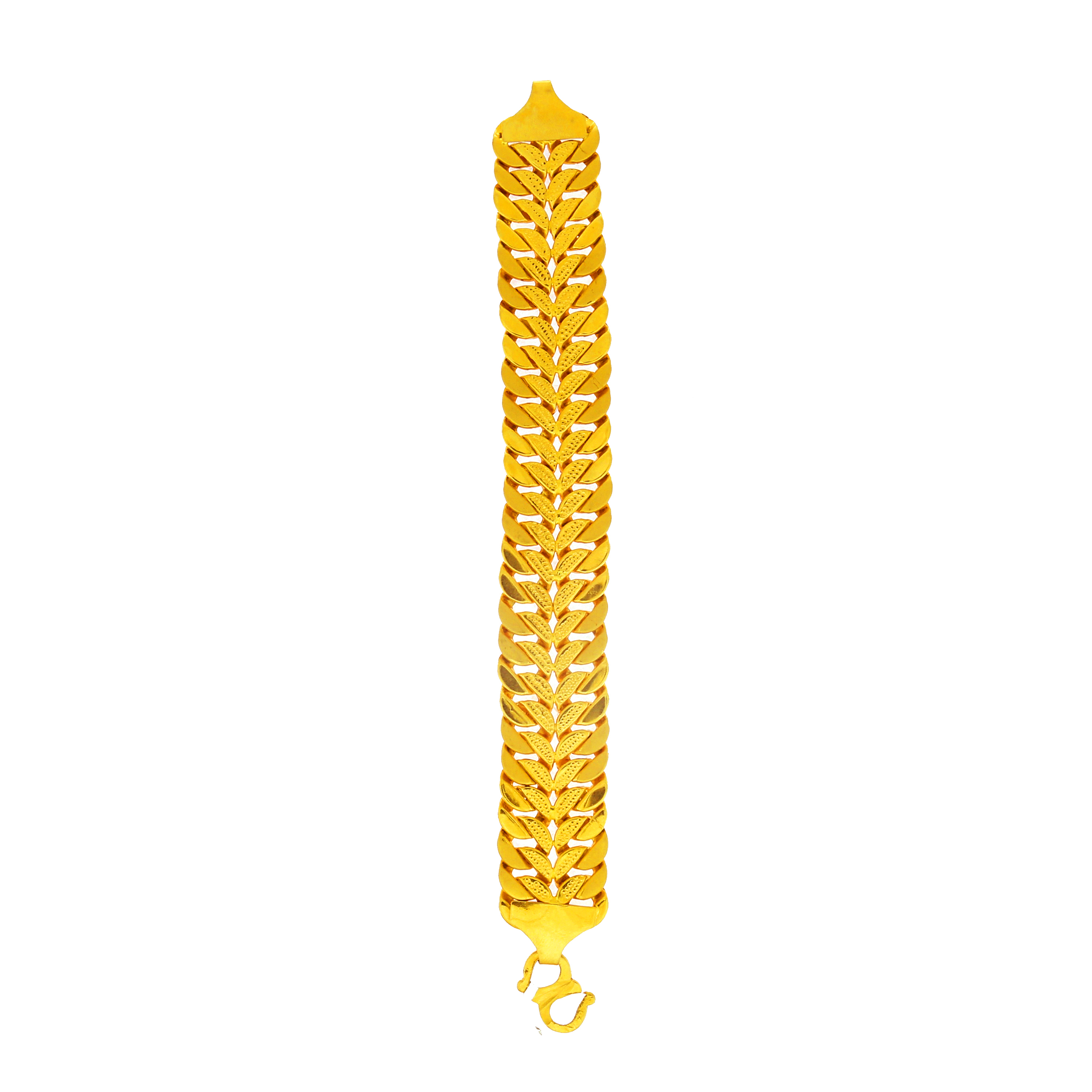 22k Charming Thick Gold Bracelet For Men