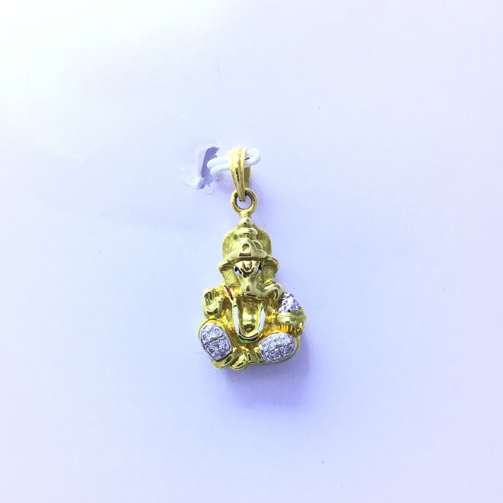 GANESHJI FANCY GOLD PENDANT
