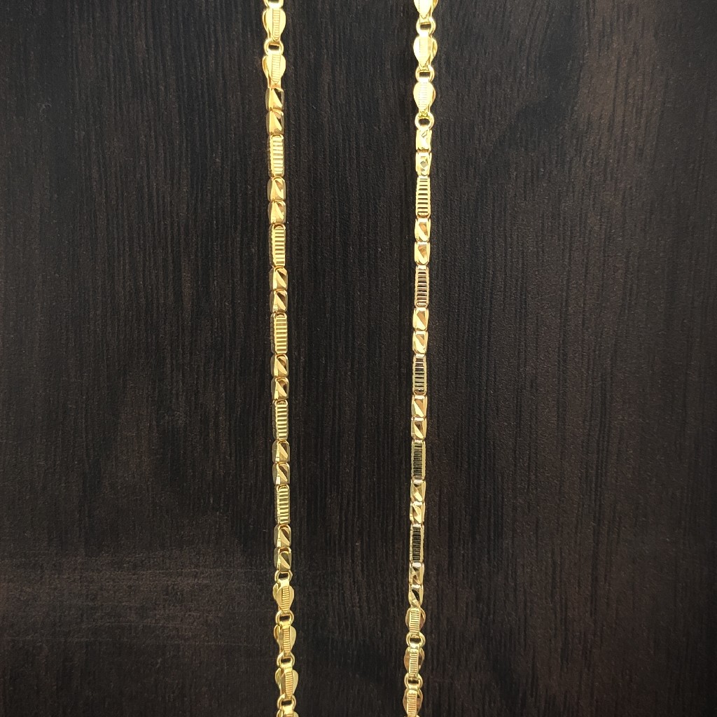 fancy 22 Caret gold handmade chain