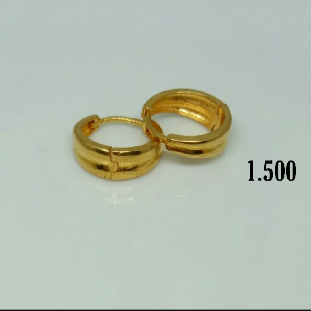 18K Gold Classic Handmade Earrings