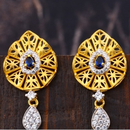 22 carat gold ladies earrings RH-LE593