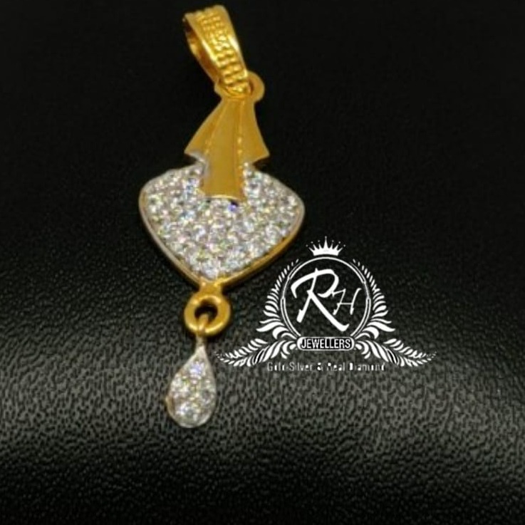22 carat gold daimond pendal RH-PL997