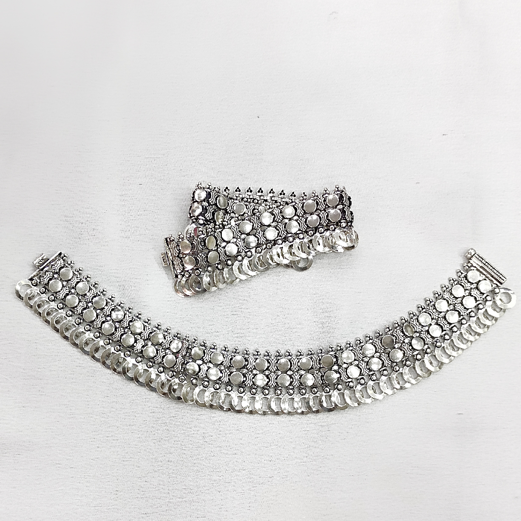 Buy quality 92.5% Pure Silver Heavy Payal For Bride in New Delhi