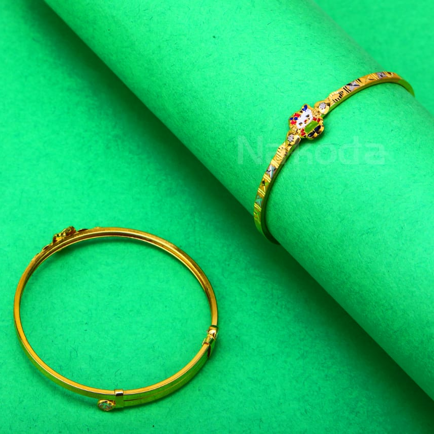 750 gold cz designer kids kadali kk84