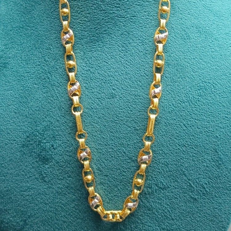 22crt Gold Hollow Chain