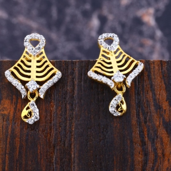 22 carat gold exclusive ladies earrings RH-LE346