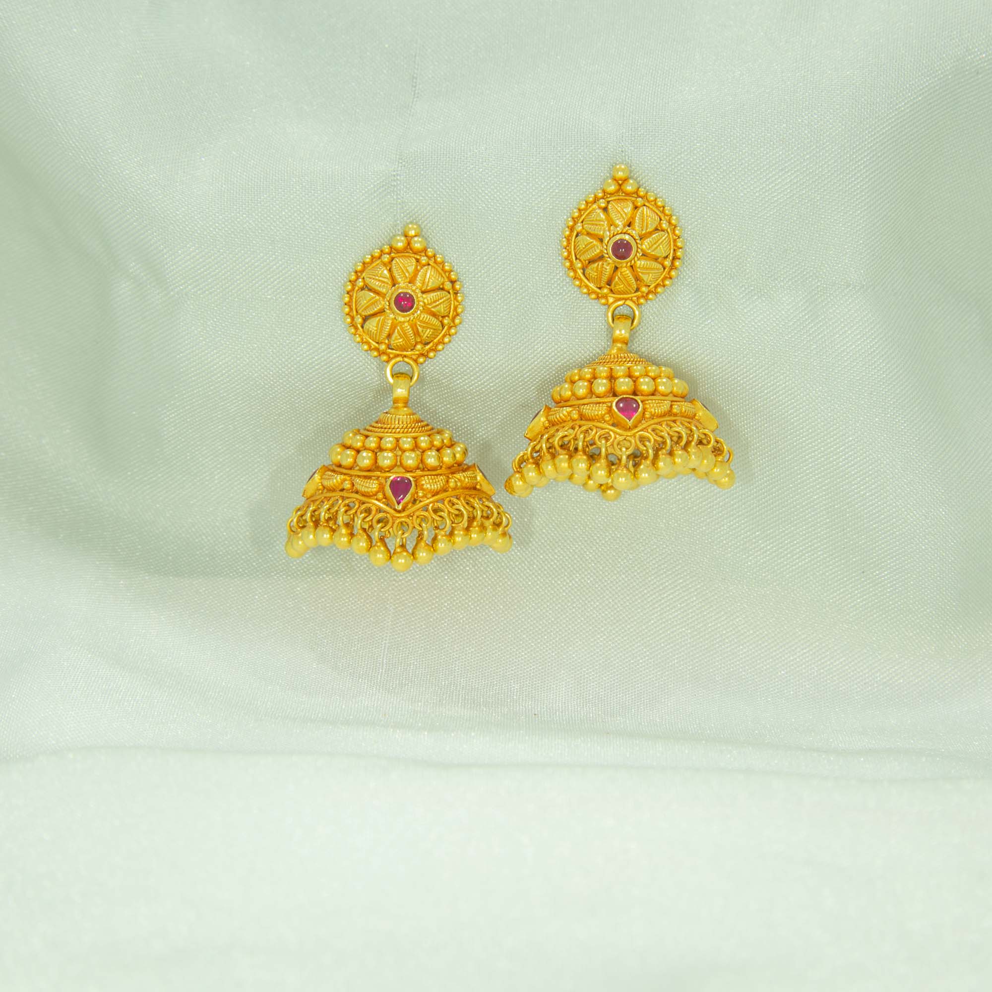 Tarinika Antique Gold Plated Leela Jhumka Earrings with Lakshmi Idol Design   Indian Earrings for Women Perfect for Ethnic ocassion  Traditional  Earrings For Women  Amazonin Fashion
