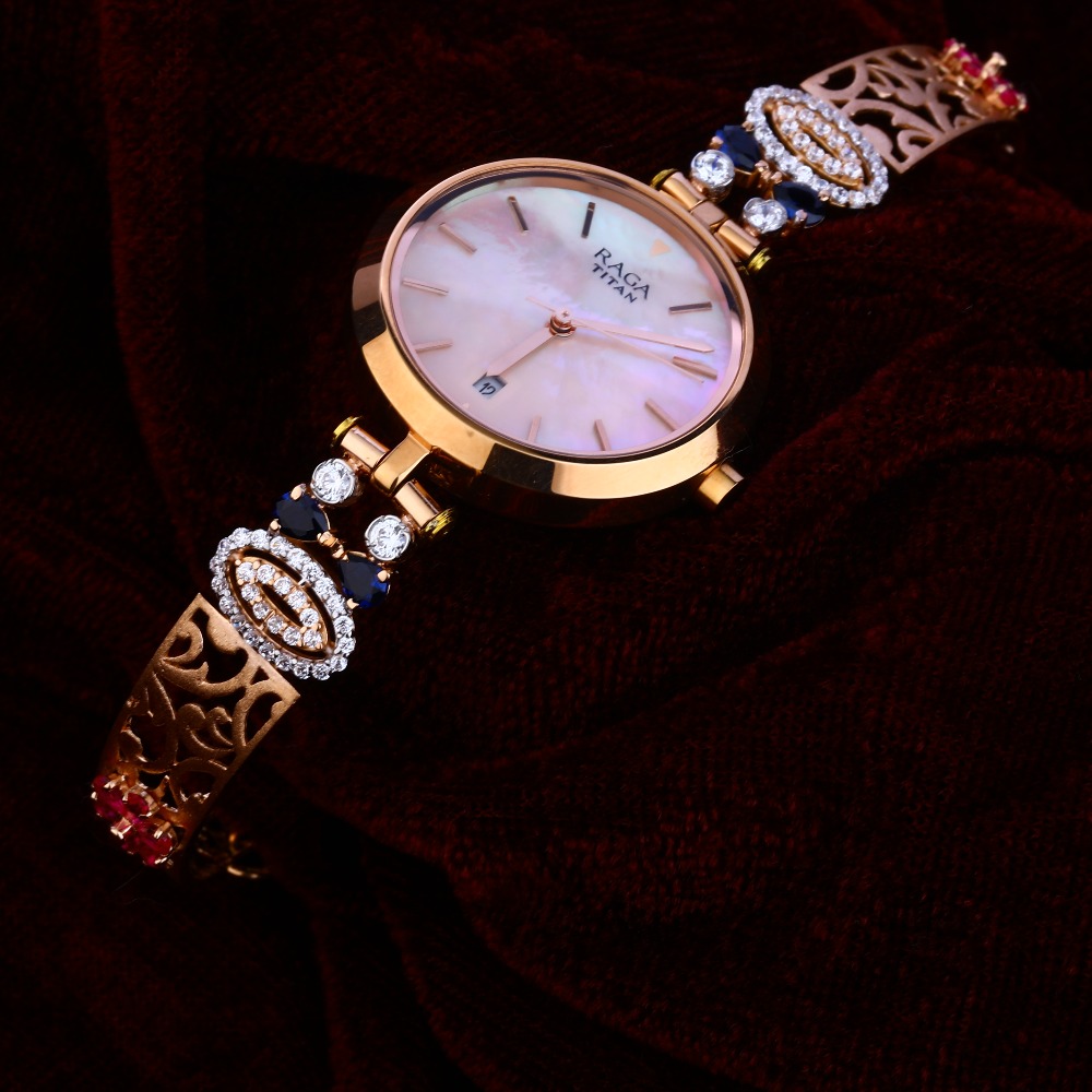 Buy quality 750 Rose Gold Women's Stylish Watch RLW113 in Ahmedabad