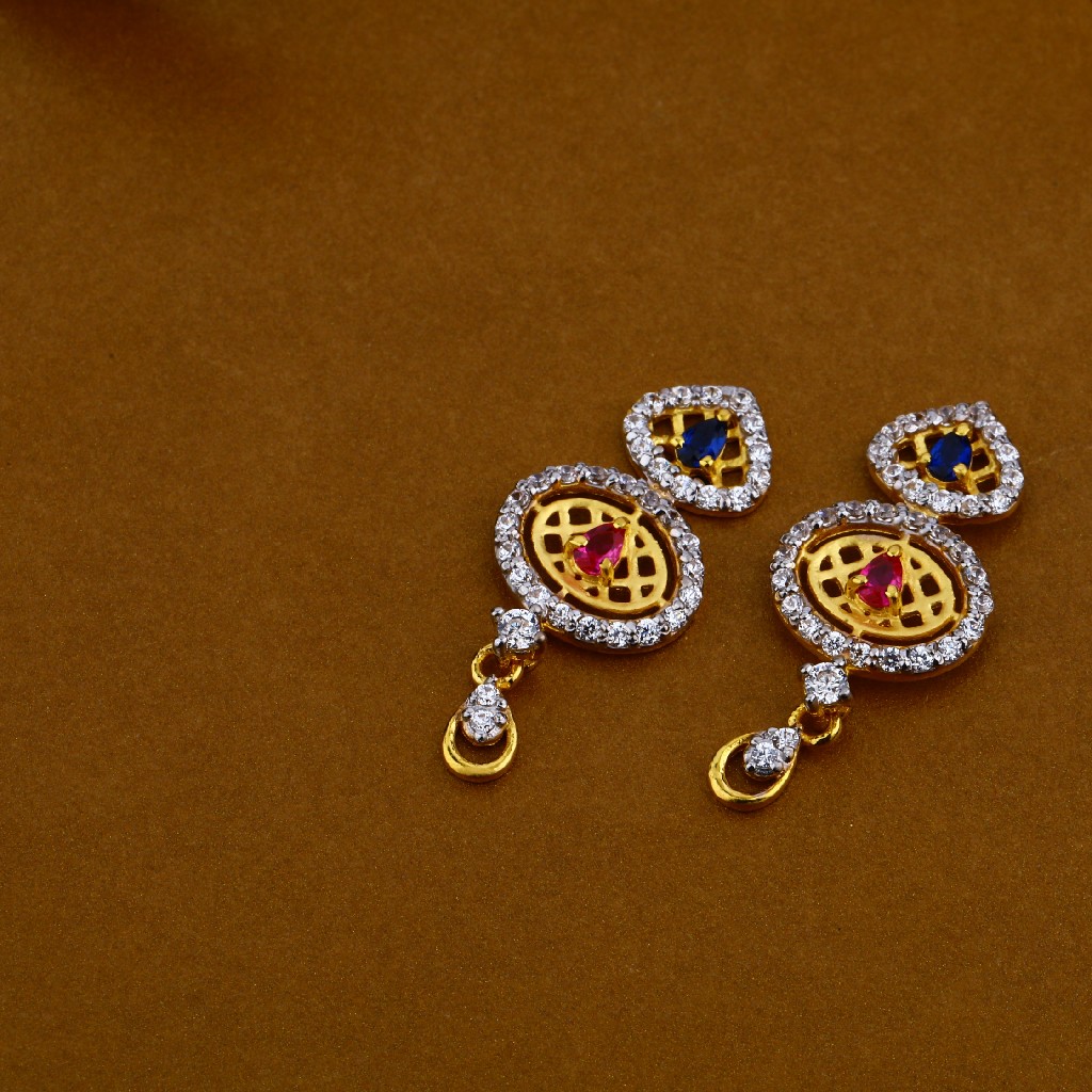 916 Gold Fancy  Ladies Pendant Set FPS13
